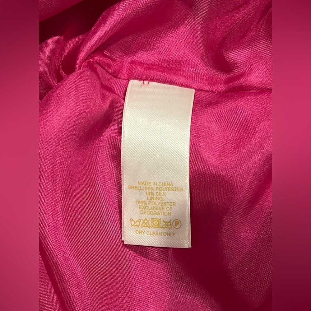 Kate Spade New York Dress Womens Origami A Line Pink Bow Size 2 - Picture 13 of 14